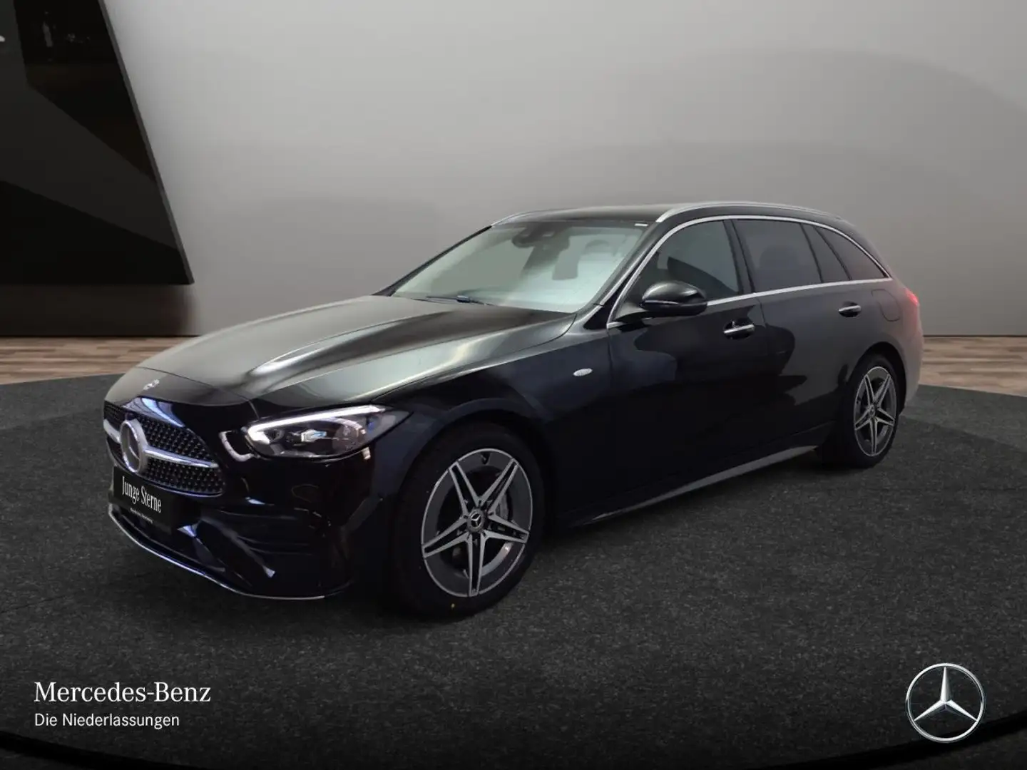 Mercedes-Benz C 300 e T AMG+PANO+360+AHK+KEYLESS+9G Noir - 2