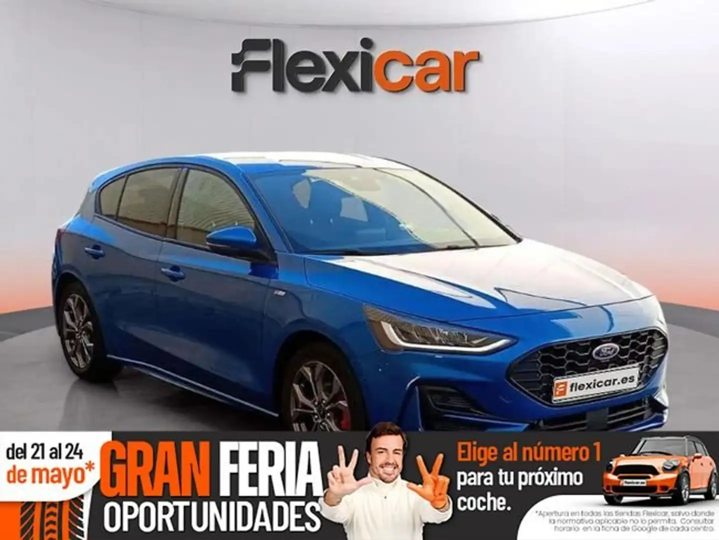 Ford Focus 1.0 Ecoboost MHEV 92kW ST-Line Azul - 1
