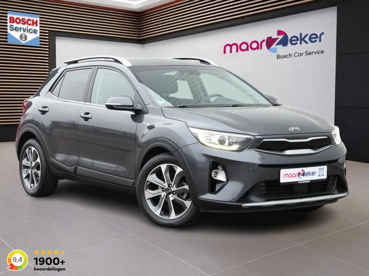 Kia Stonic 1.0 T-GDi DynamicPlusLine ✅Dodehoek✅Stoel&Stuurver Gris - 1