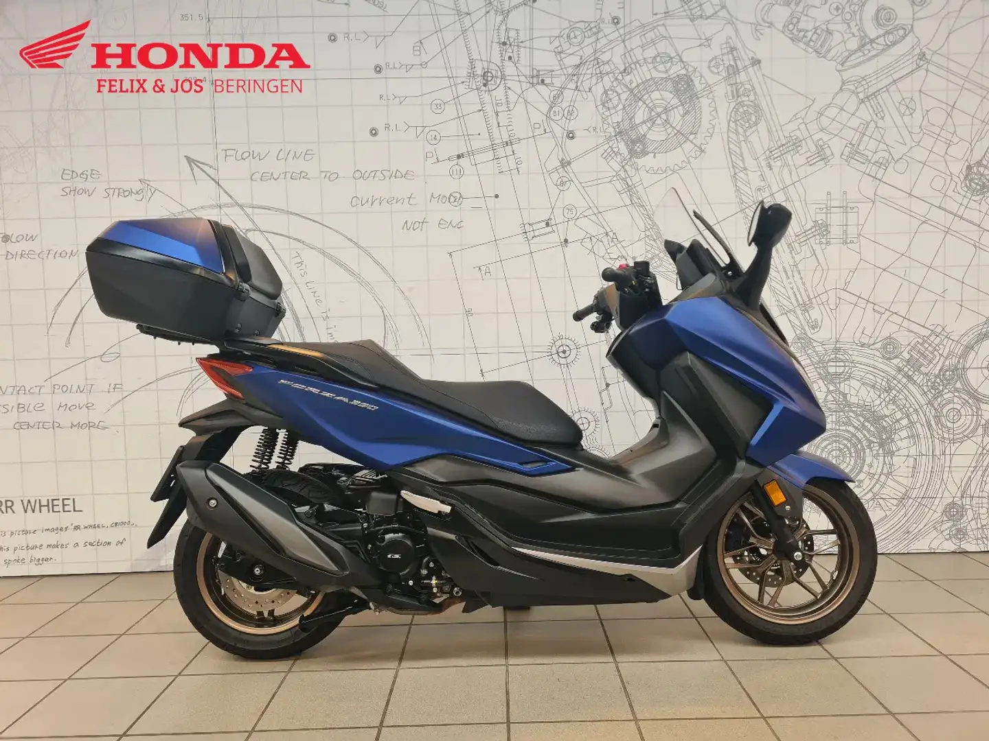 Honda Forza 350 NSS Bleu - 1
