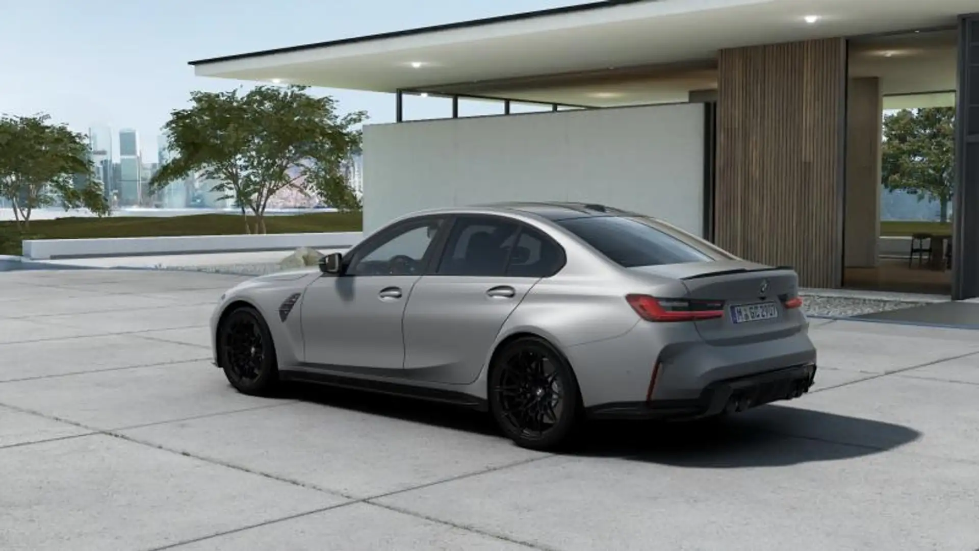 BMW M3 3.0 Competition xdrive auto Grigio - 2