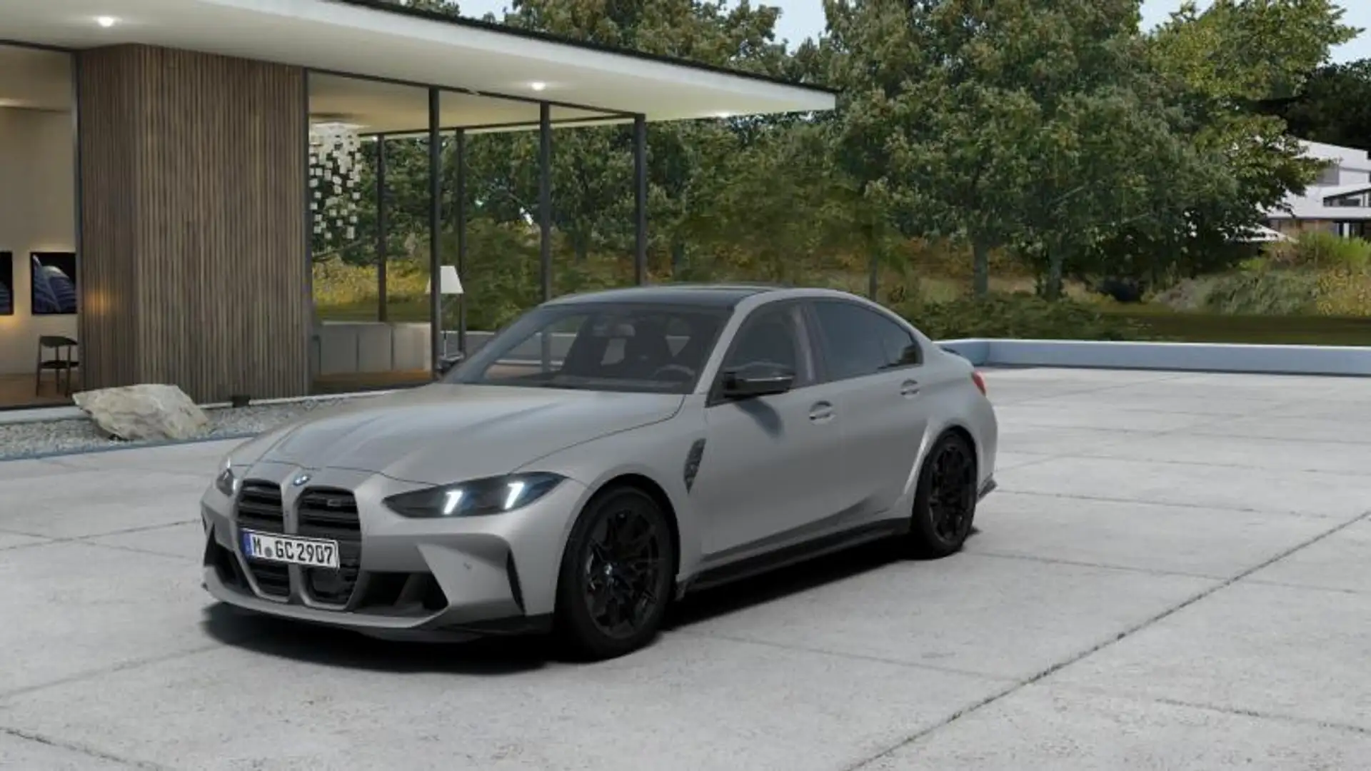 BMW M3 3.0 Competition xdrive auto Grigio - 1