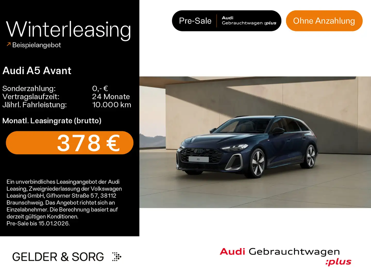 Audi A5 40 TDI S line Matrix*B&O*HuD*AHK*360° Blau - 1