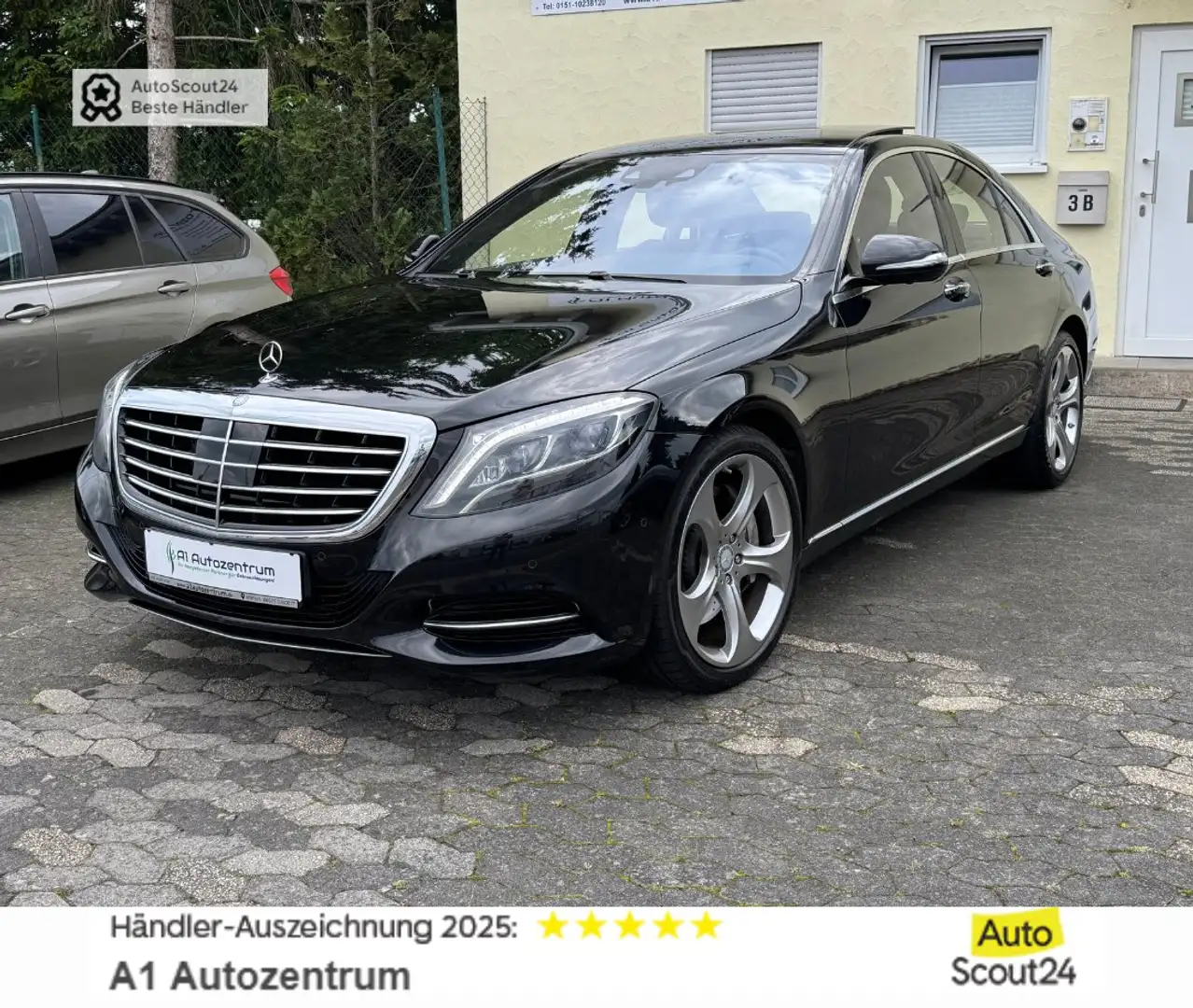 Mercedes-Benz S 500 4Matic Exklusiv Nappa Burmester 360° Softclose Schwarz - 1