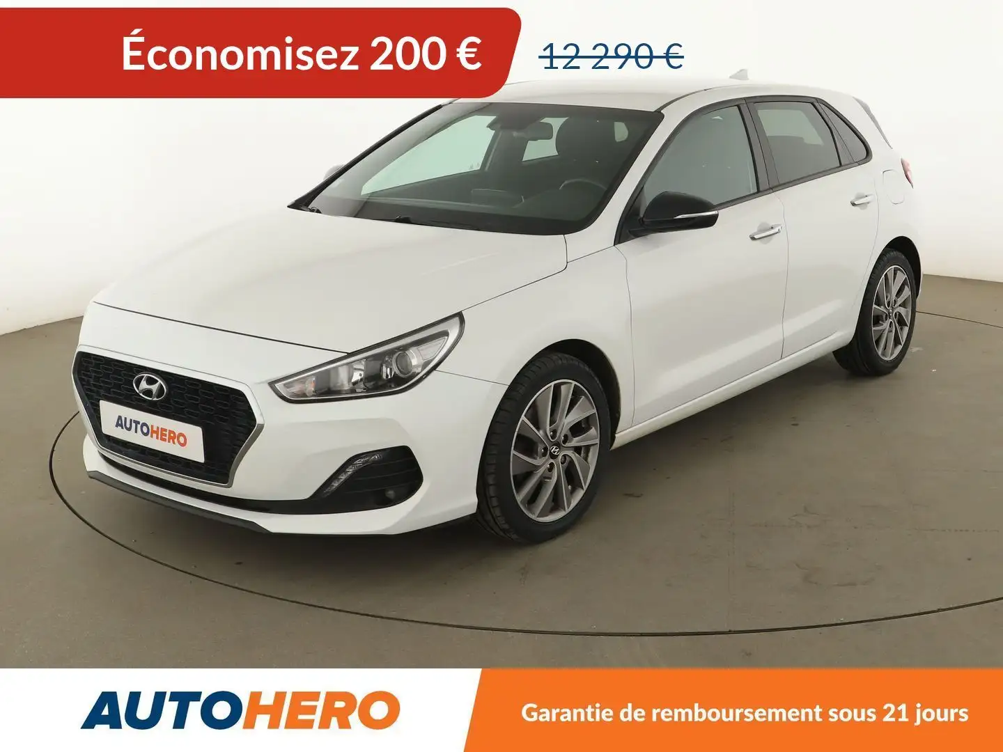 Hyundai i30 1.6 CRDi Edition Navi Blanc - 1