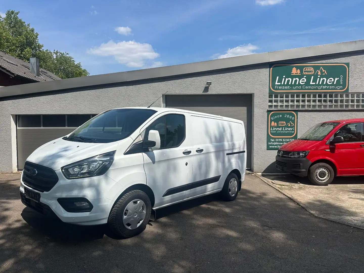 Ford Transit Custom Kasten 280 L1 Trend 2x Schiebetür Weiß - 1