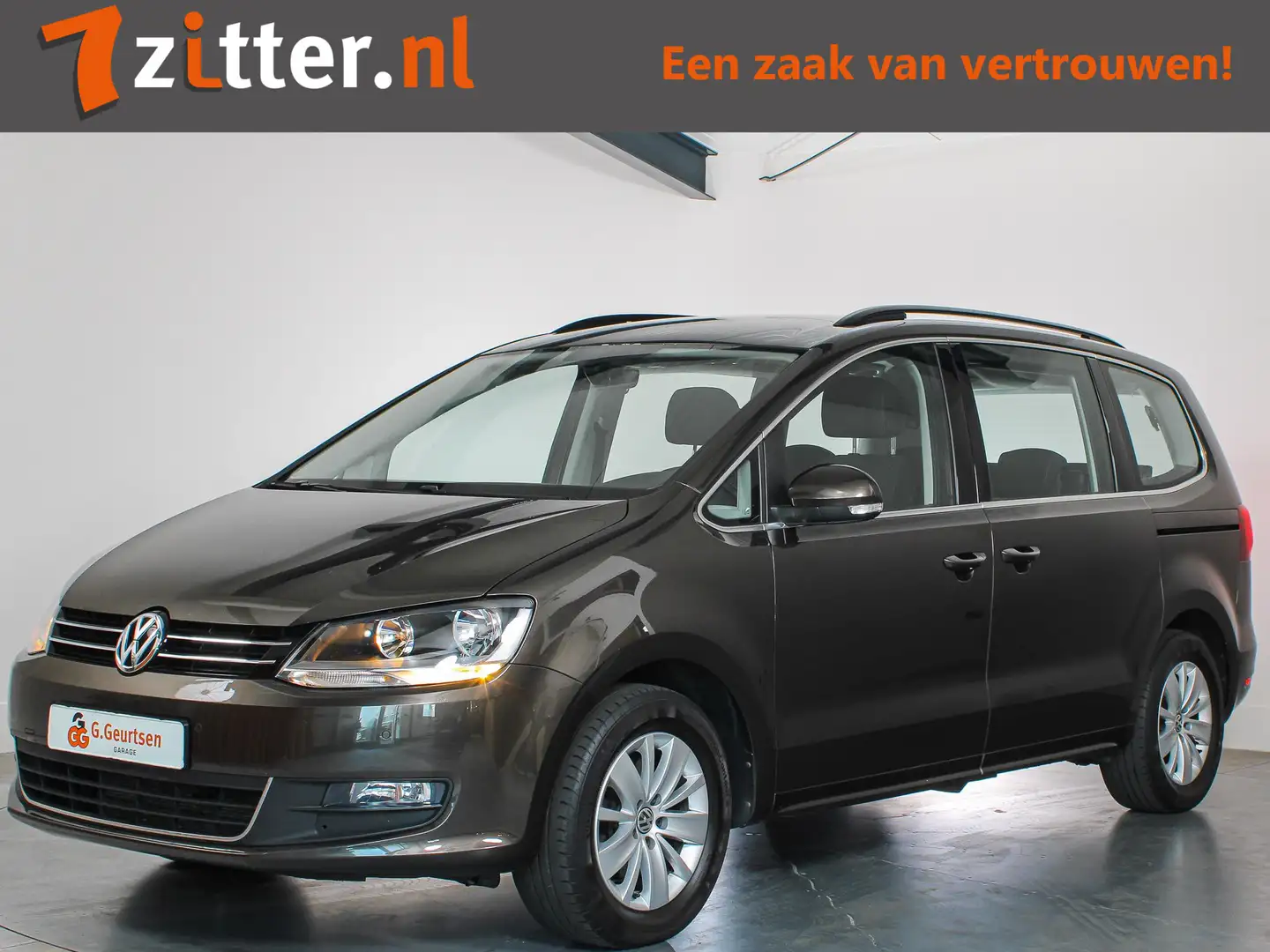 Volkswagen Sharan 1.4 TSI Comfortline 7-Persoons, Trekhaak, Navigati Marrón - 1