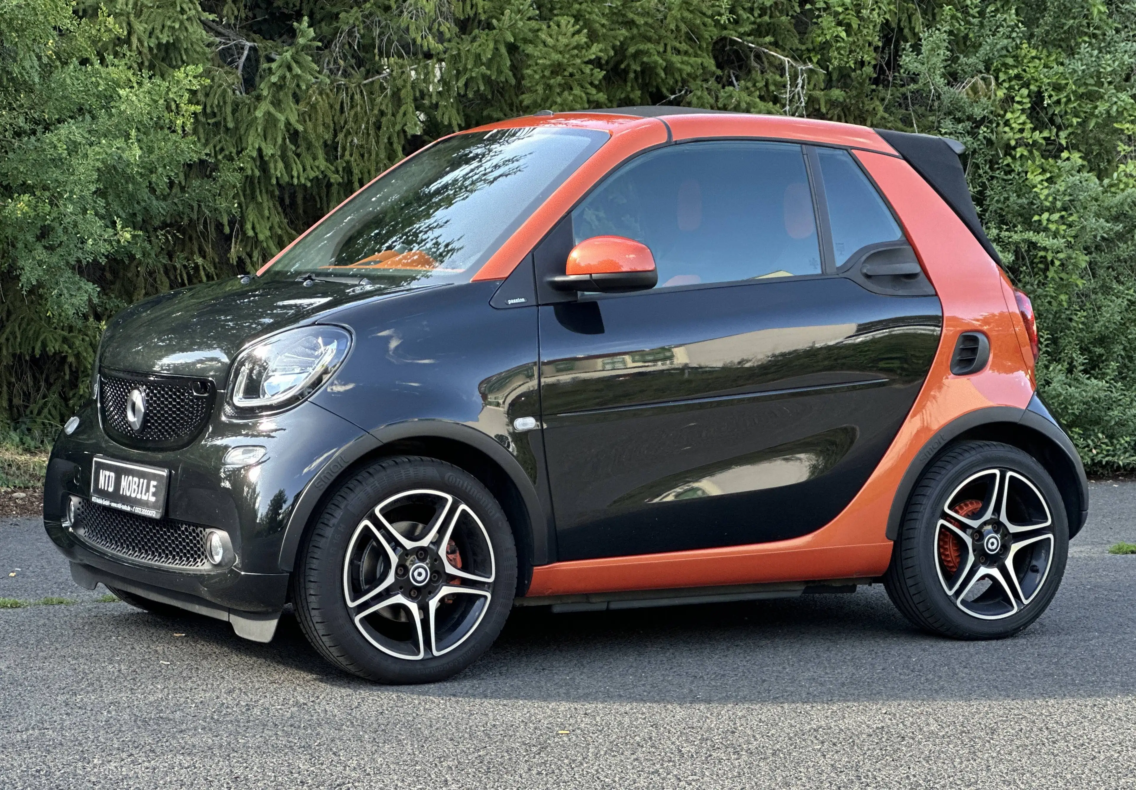 smart forTwo Cabrio 0.9 Turbo twinamic 66 kW 1.HAND+KLIMA+S-HZG+BLUETOOTH+ — photo 2
