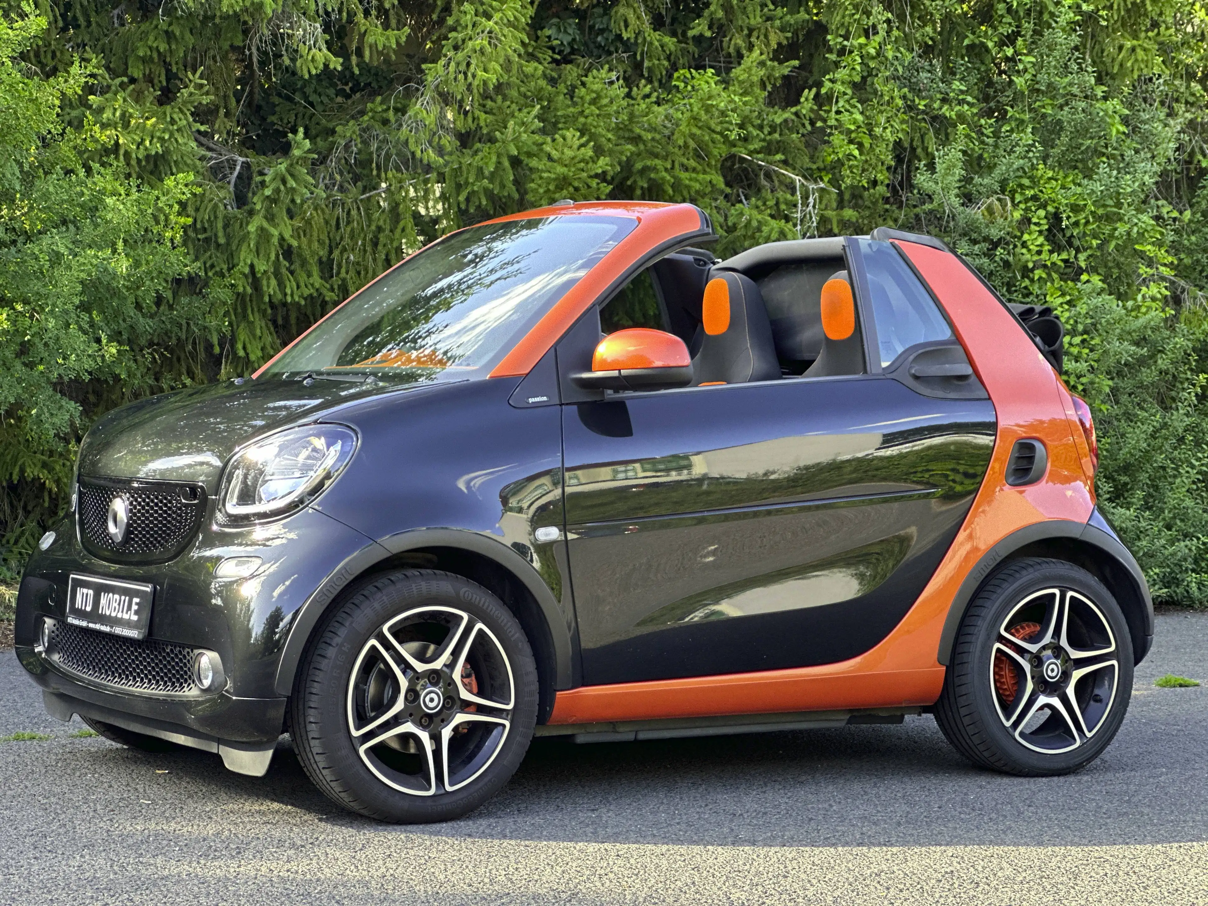 smart forTwo Cabrio 0.9 Turbo twinamic 66 kW 1.HAND+KLIMA+S-HZG+BLUETOOTH+