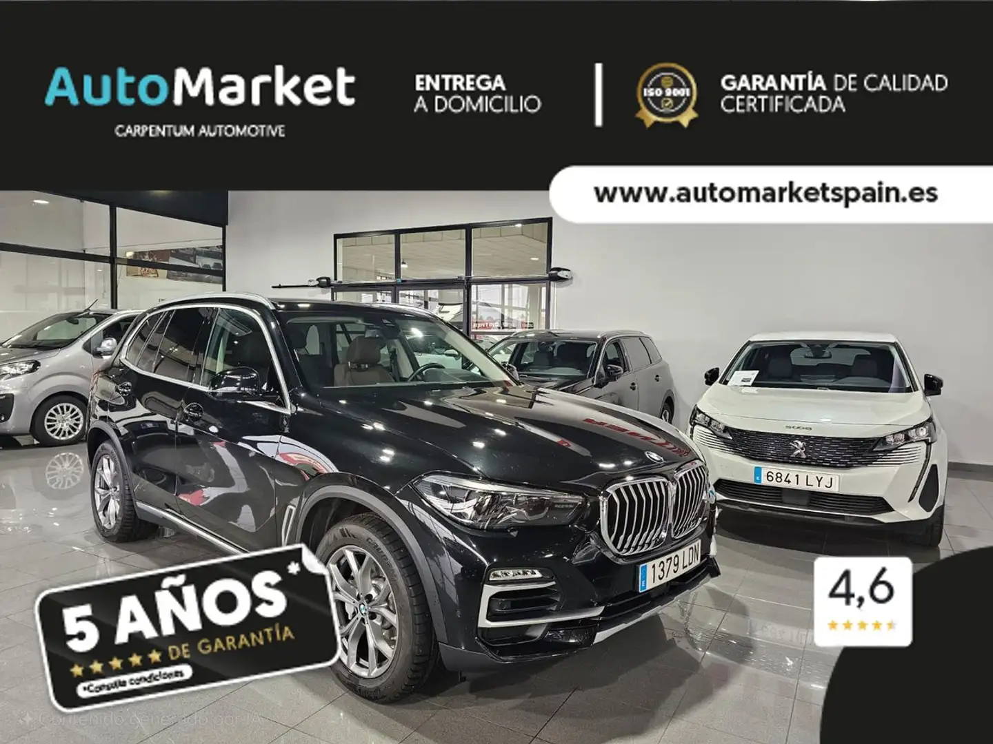 BMW X5 xDrive 30dA Negro - 1