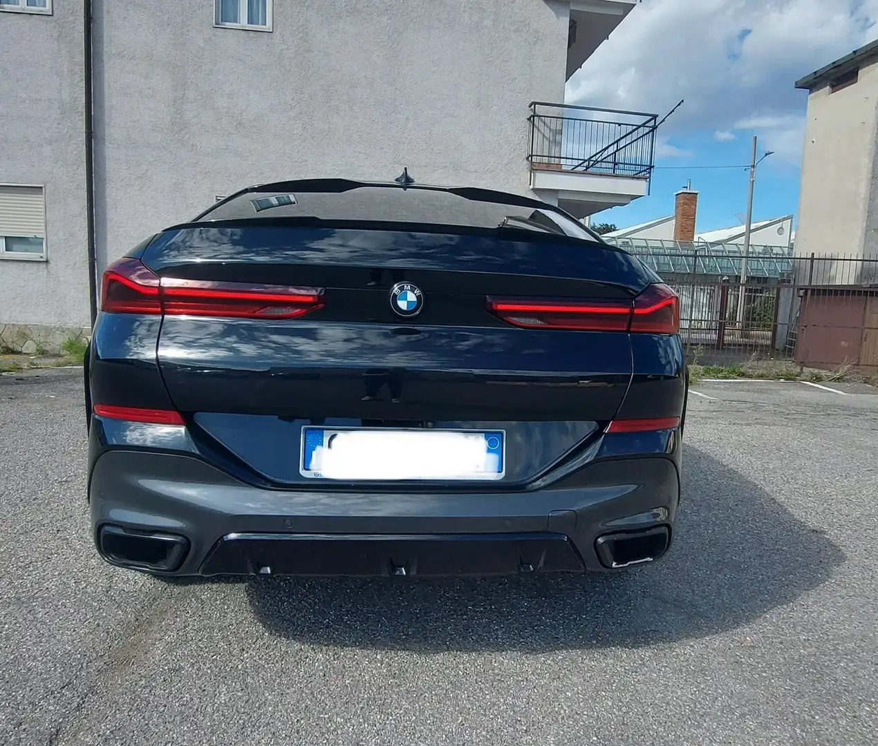 BMW X6 xdrive30d mhev 48V Msport auto Schwarz - 2