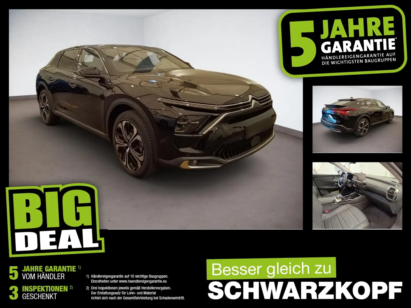 Citroen C5 X 1.2 PureTech LED,Navi,Klima,USB,Parkpilot Zwart - 1
