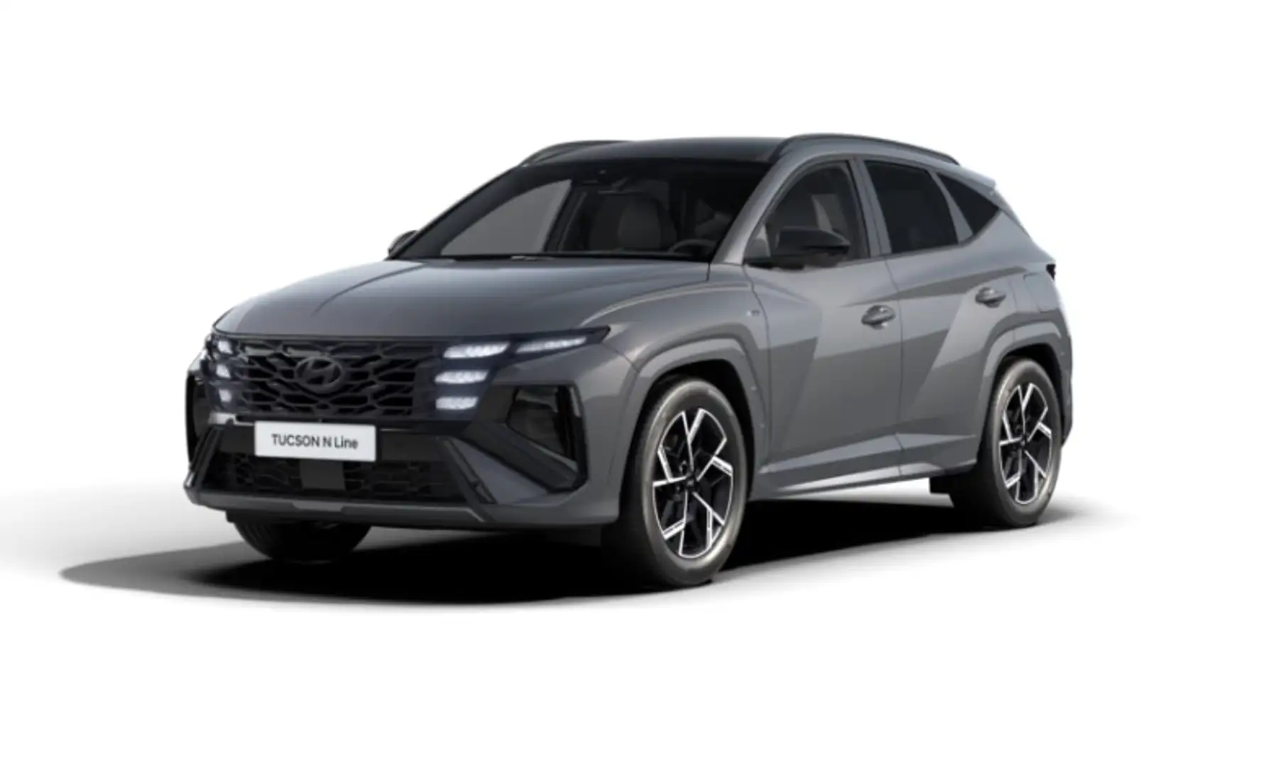 Hyundai TUCSON N-Line "Privat" PHEV 252PS grau 4WD Panoramadach Grau - 2