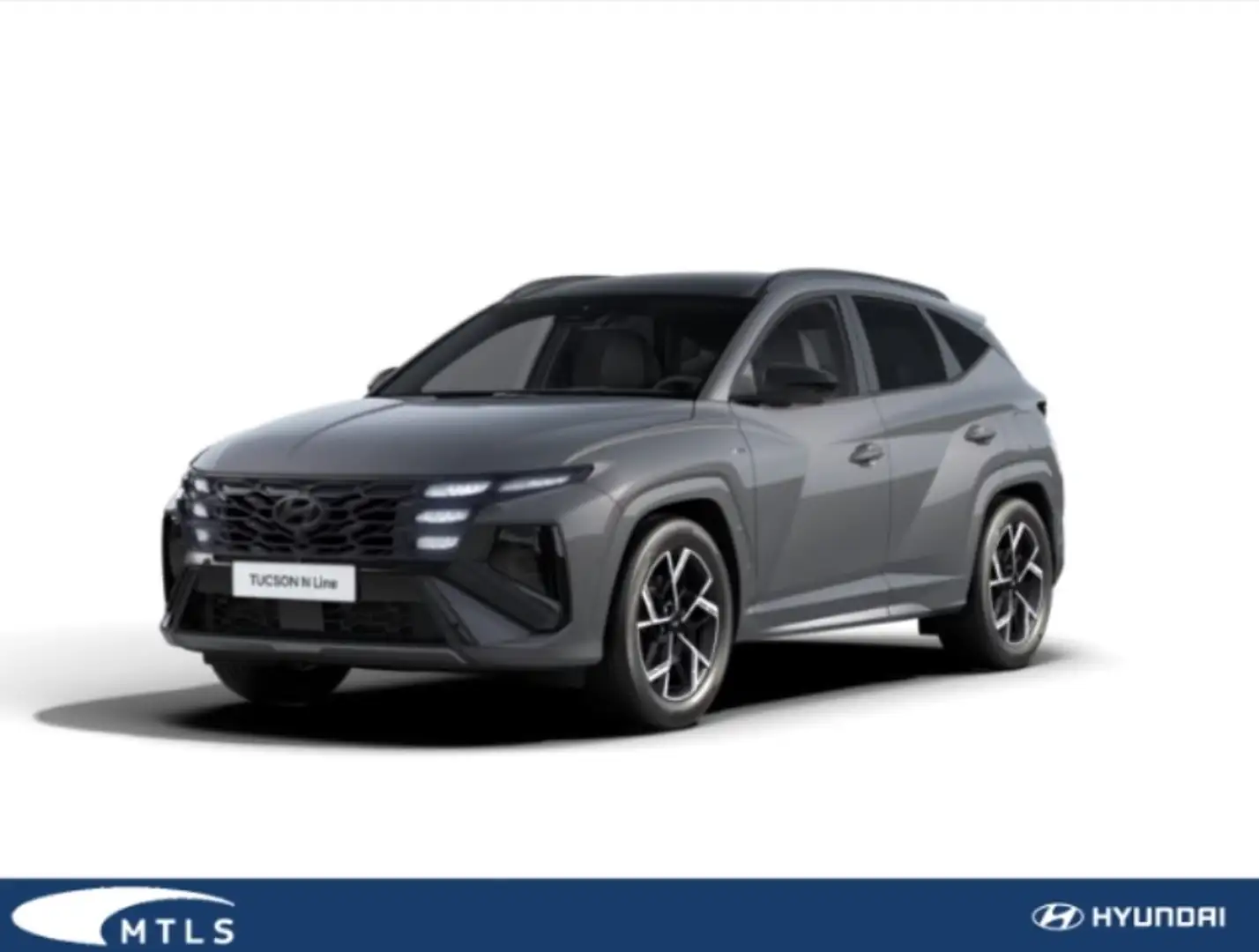 Hyundai TUCSON N-Line "Privat" PHEV 252PS grau 4WD Panoramadach Grau - 1