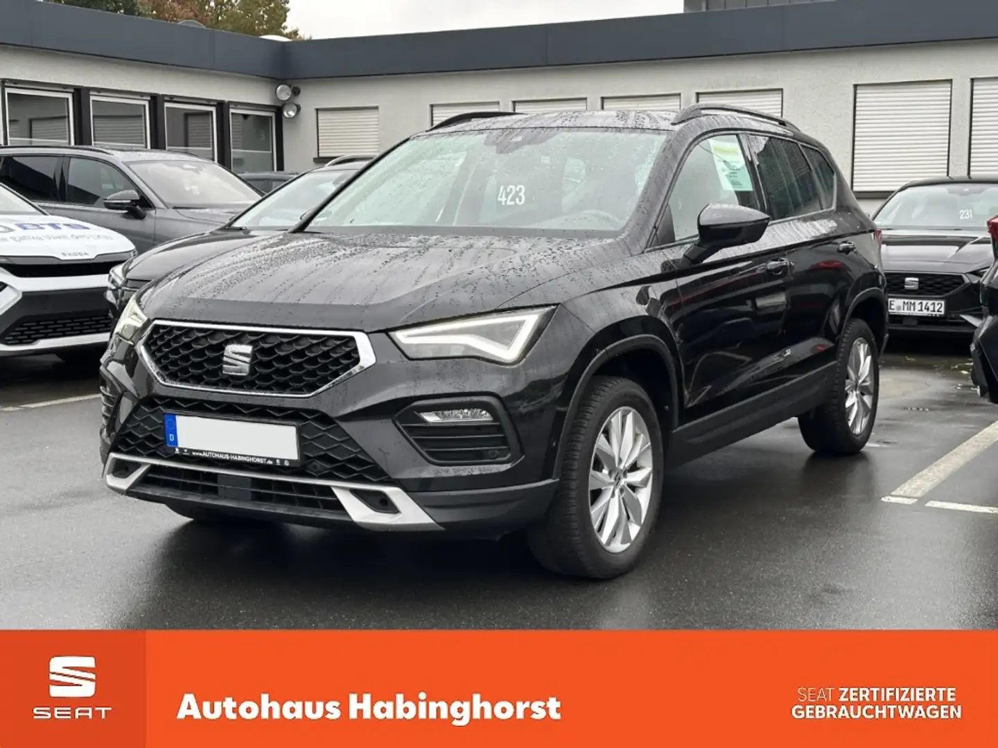 SEAT Ateca 1.0 TSI Style ACC LED Navi PDC Klima Shz FullLink Schwarz - 1