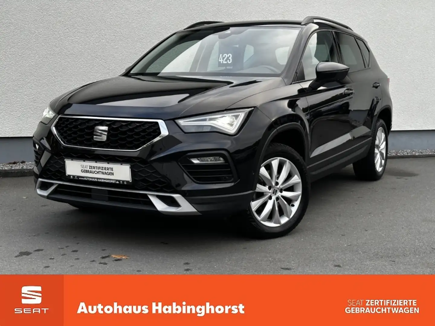 SEAT Ateca 1.0 TSI Style ACC LED Navi PDC Klima Shz FullLink Noir - 1