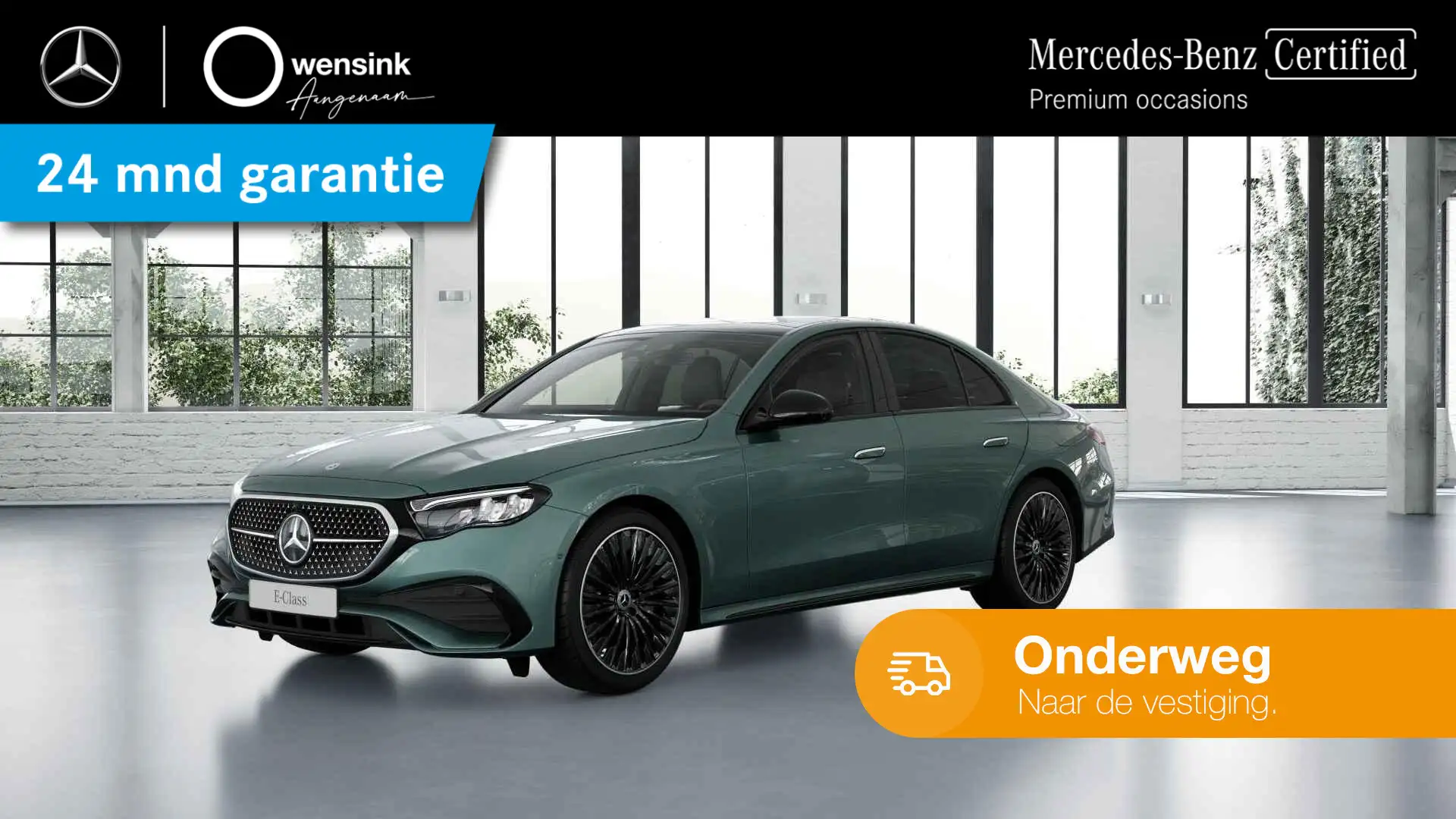 Mercedes-Benz E 300 e AMG Line | Panoramadak | 20 inch | Night pakket Zilver - 1