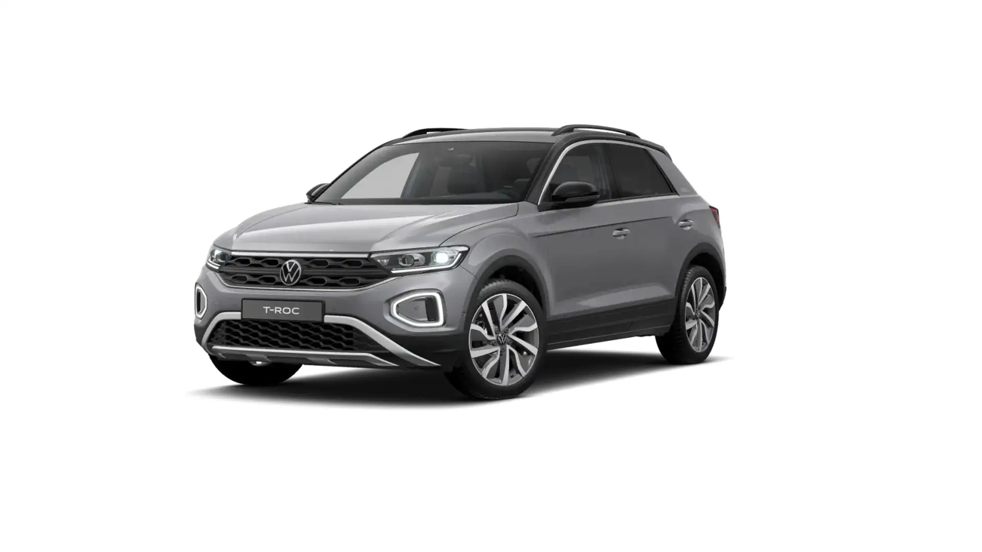 Volkswagen T-Roc 2.0 TDI DSG GOAL AHK LED NAVI KAMERA Grau - 2