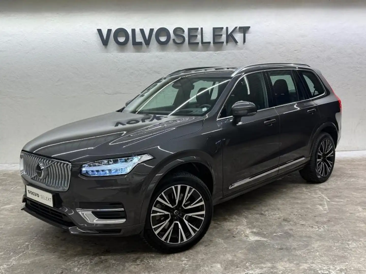 Volvo XC90 T8 AWD 310 + 145ch Ultra Style Chrome Geartronic Gris - 1