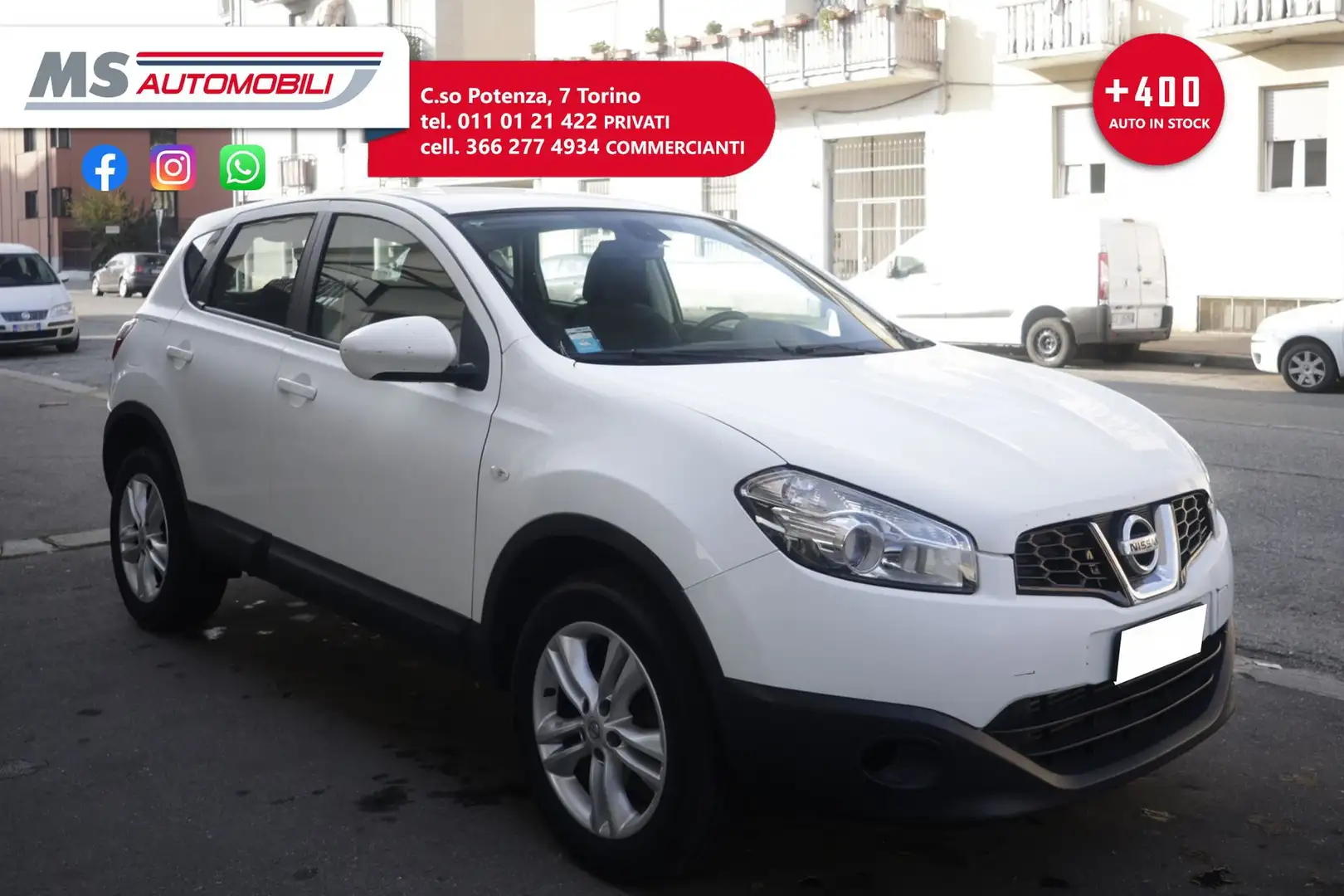 Nissan Qashqai Nissan Qashqai 1.6 dCi DPF Acenta Unicoproprietar Blanco - 1