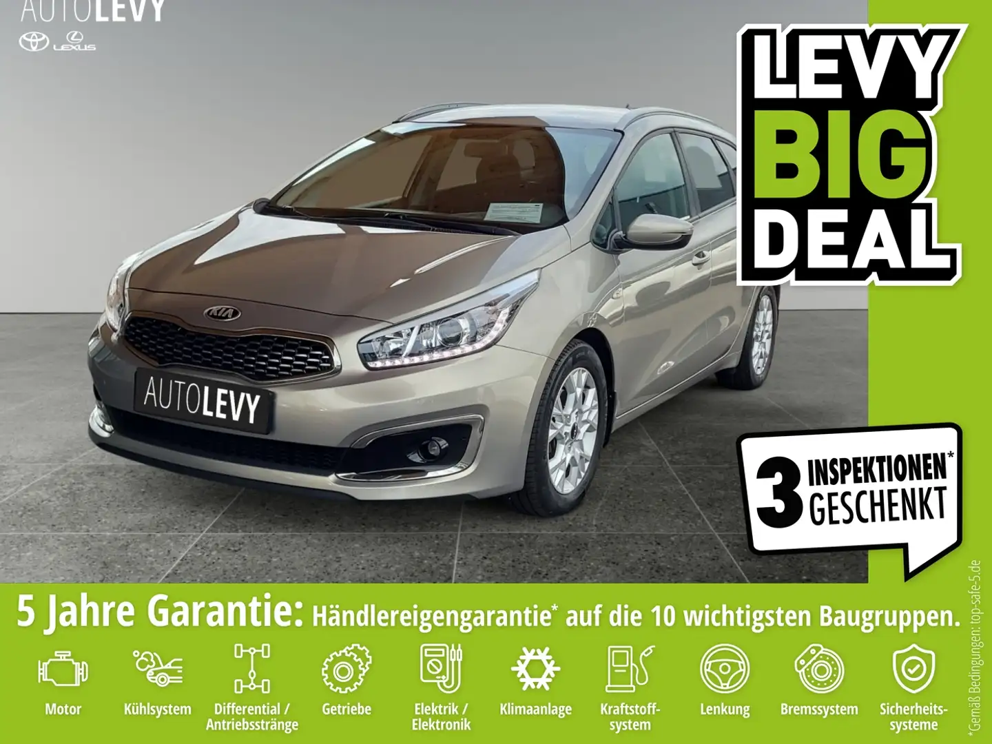 Kia Ceed / cee'd Ceed 1.0 T-GDI SW Edition *KLIMA*LM*SHZ*ZV* Бежевий - 1