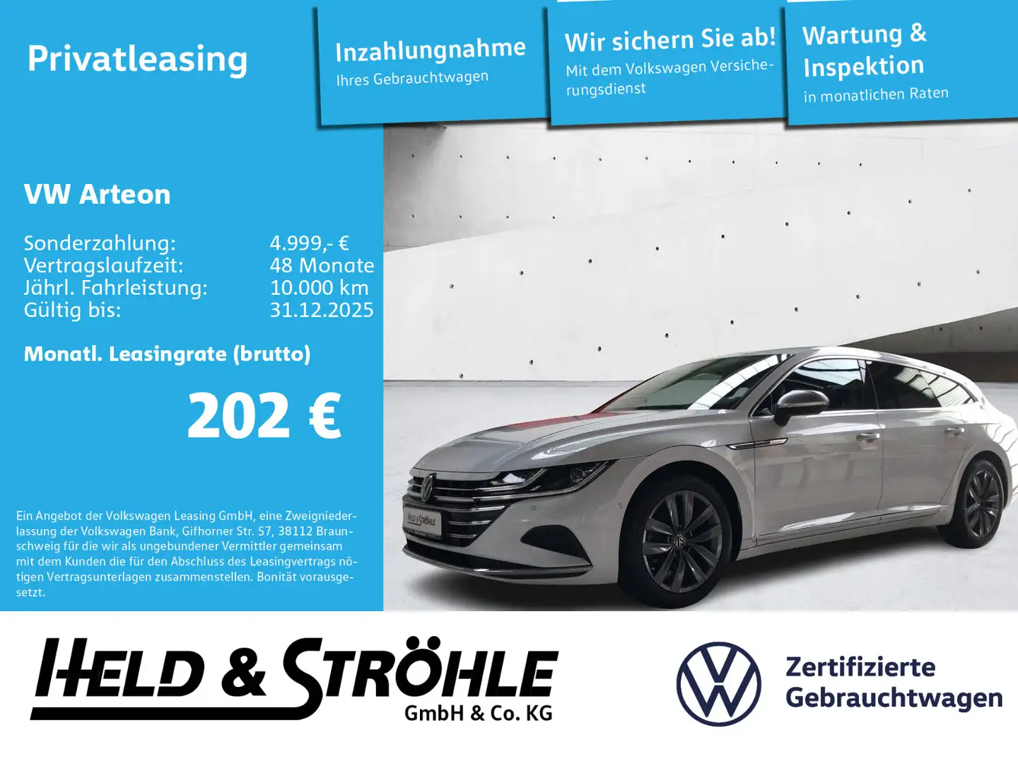 Volkswagen Arteon SB Elegance 2.0TSI DSG ACC AHK MATRIX RFK Bianco - 1
