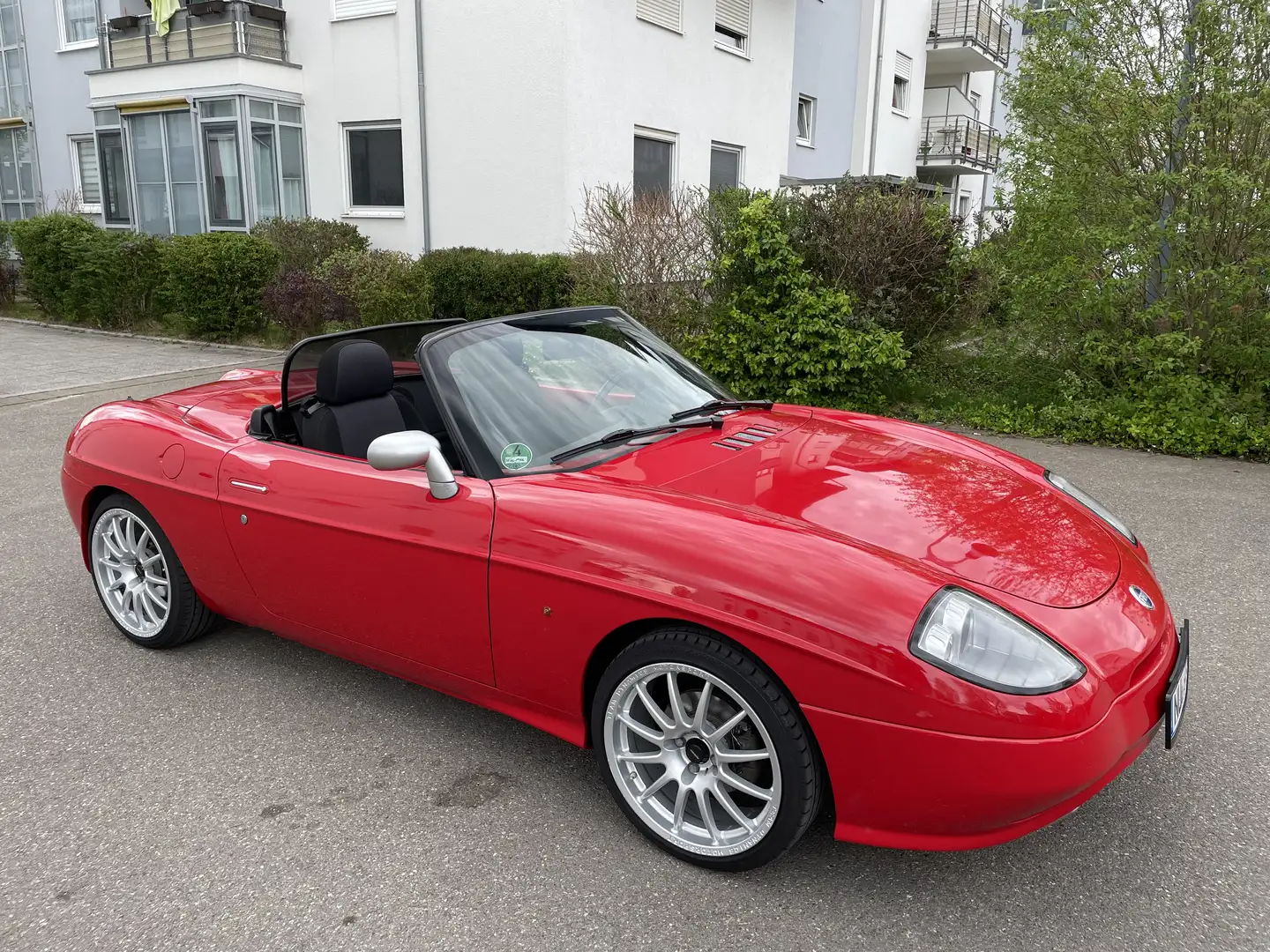 Fiat Barchetta 1.8 16V Naxos TÜV neu, Sammlerzustand Roşu - 1