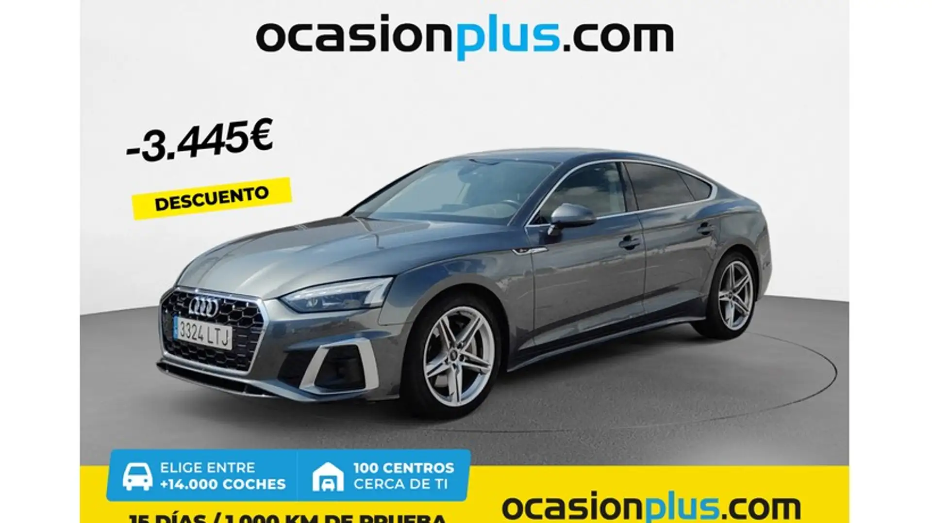 Audi A5 Sportback 45 TFSI S line quattro S tronic Gris - 1