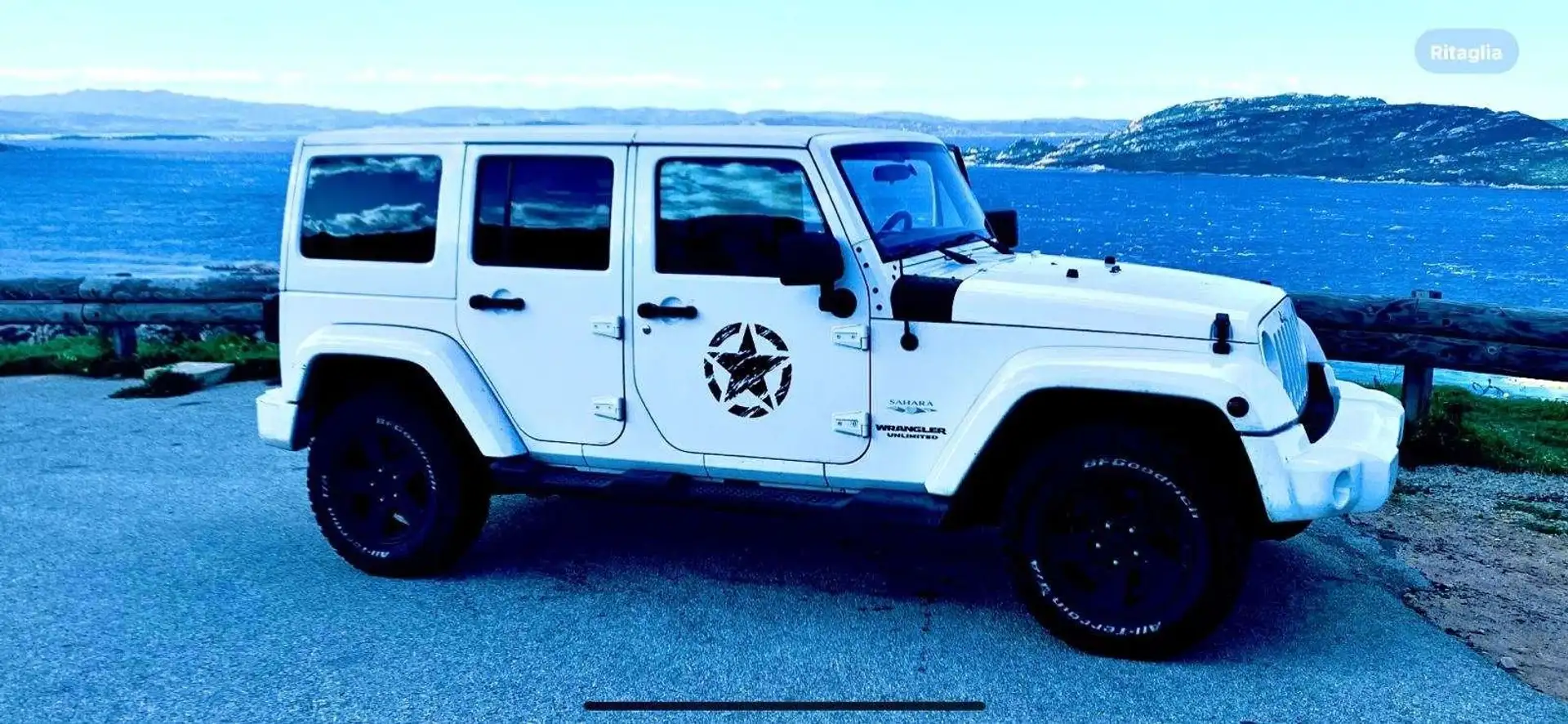 Jeep Wrangler JK Unlimited 4 porte Bianco - 1
