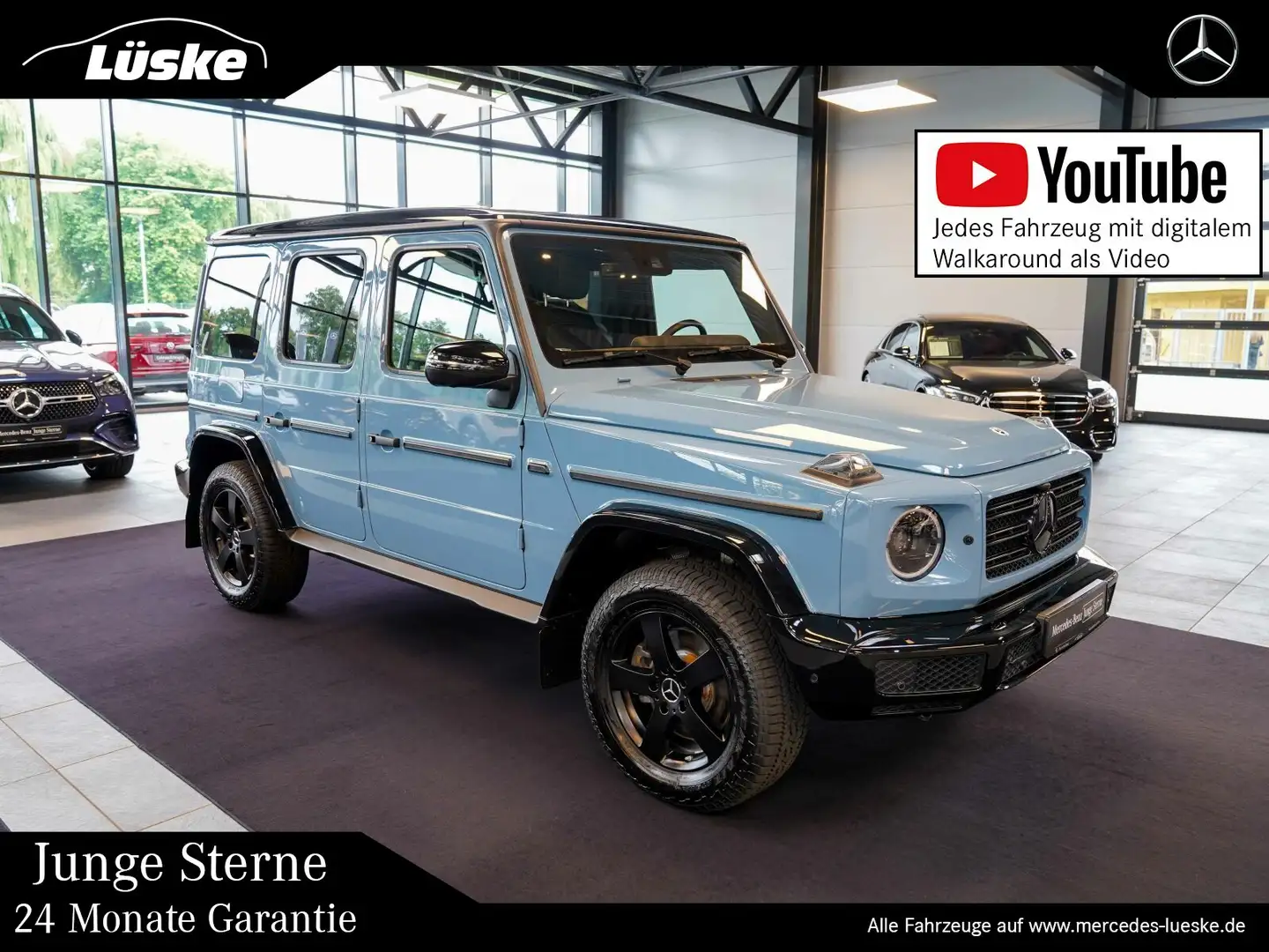 Mercedes-Benz G 400 G 400 d PROFESSIONAL vintageblau Night SUPERIOR Синій - 1