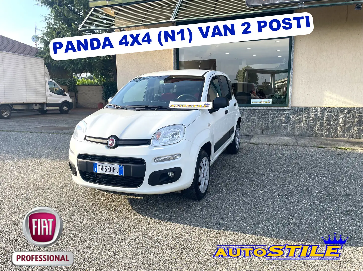 Fiat Panda 4X4 0.9 TwinAir 85cv - AUTOCARRO (N1) 2 POSTI Weiß - 1