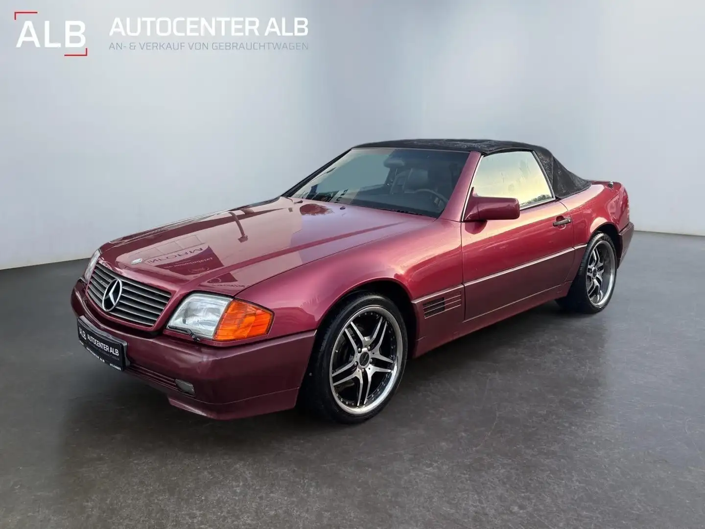 Mercedes-Benz SL 320 Cabrio H-KENNZNEI./AUTOMATIK/LEDER/TÜV NE Rot - 1