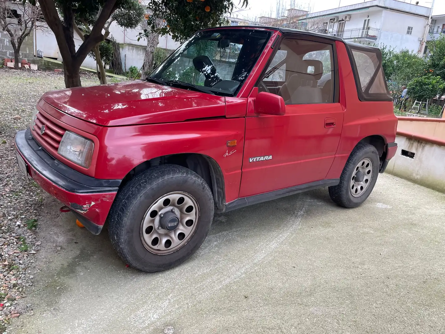 Suzuki Vitara Cabrio 1.6i JLX P.Pack auto Kırmızı - 1