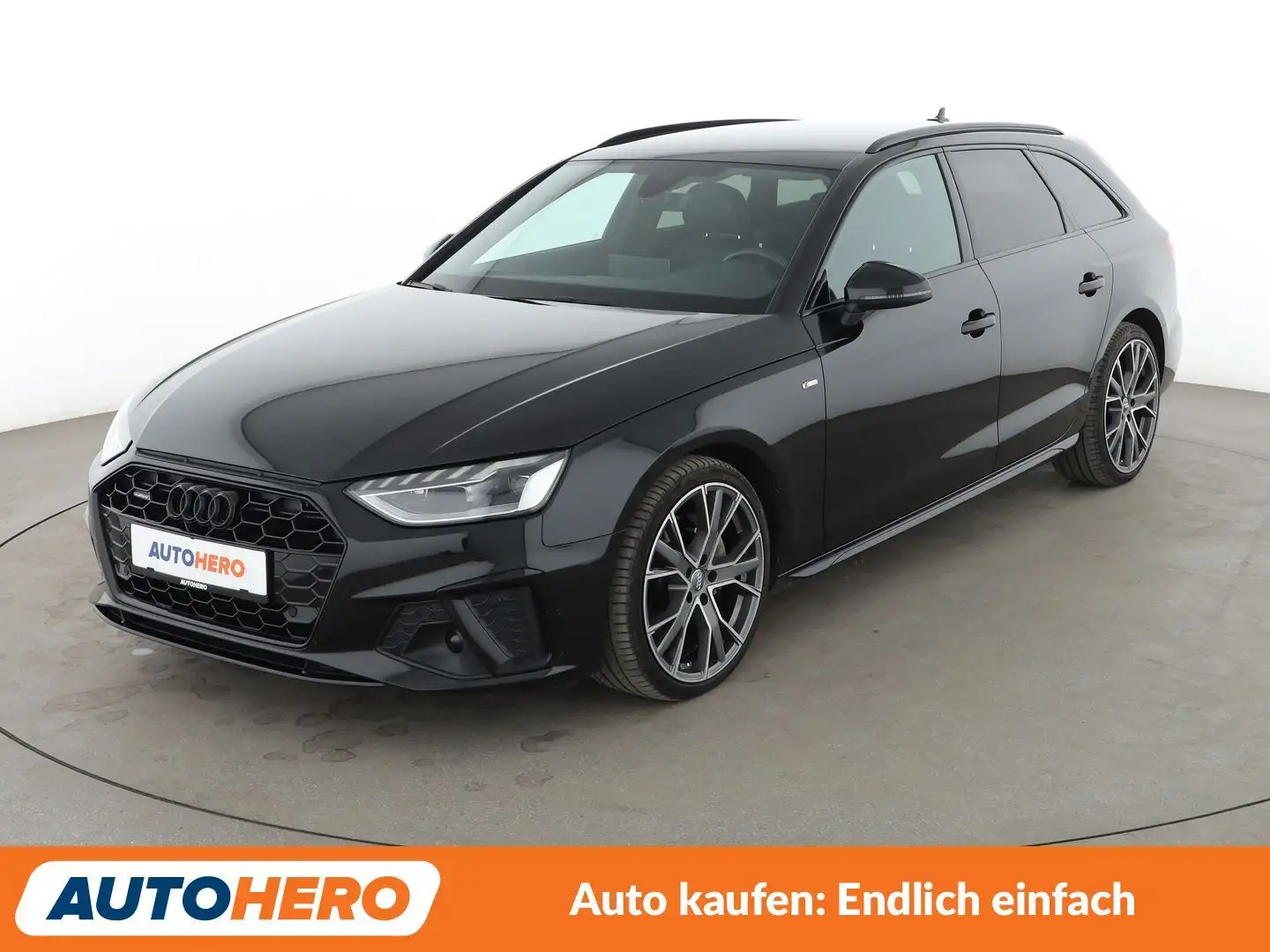 Audi A4 40 TDI quattro S line Aut.*NAVI*LED*ACC* Noir - 1