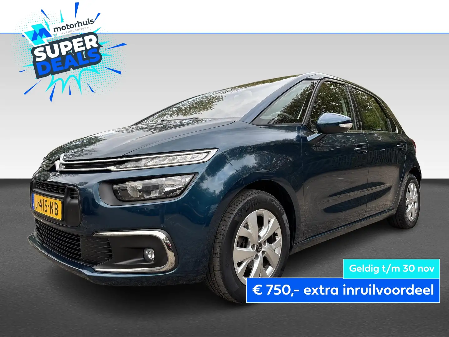Citroen C4 SpaceTourer | Business | Automaat | Navigatie | 12” HD Panoram Bleu - 1
