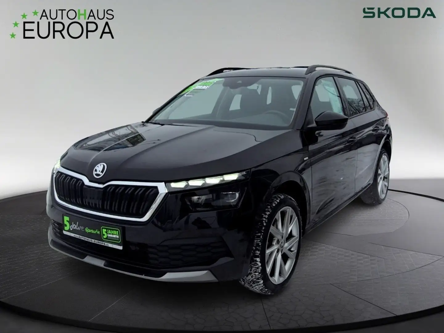 Skoda Kamiq 1.5 TSI DSG Clever AHK KlimaA Navi Kam Virt.Cockpi Schwarz - 1