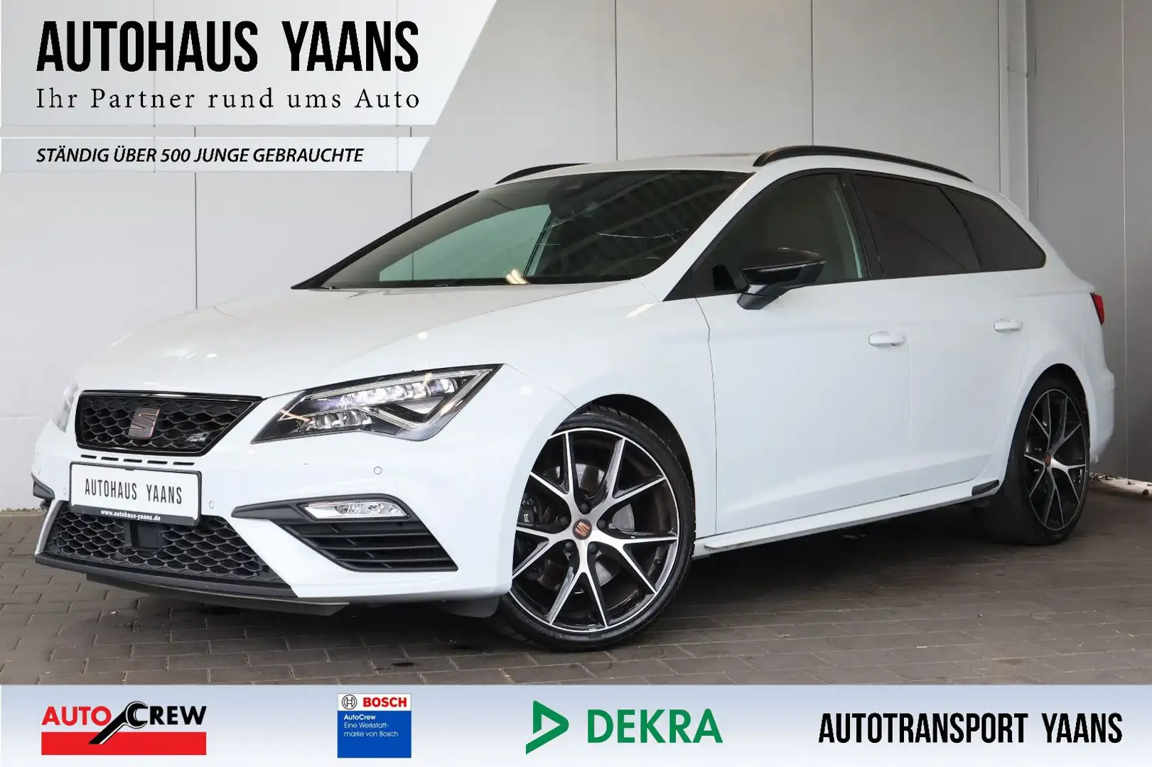 SEAT Leon ST Cupra 300 4Drive BEATS+AID+ACC+LED+PANO Blanc - 1