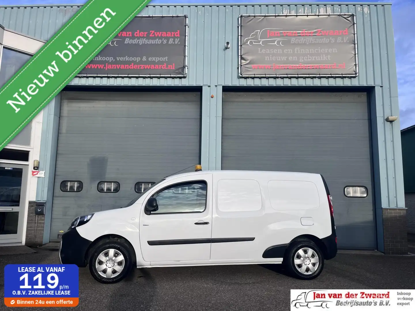 Renault Kangoo Z.E. Express zero emissie Maxi Eigen accu Wit - 1