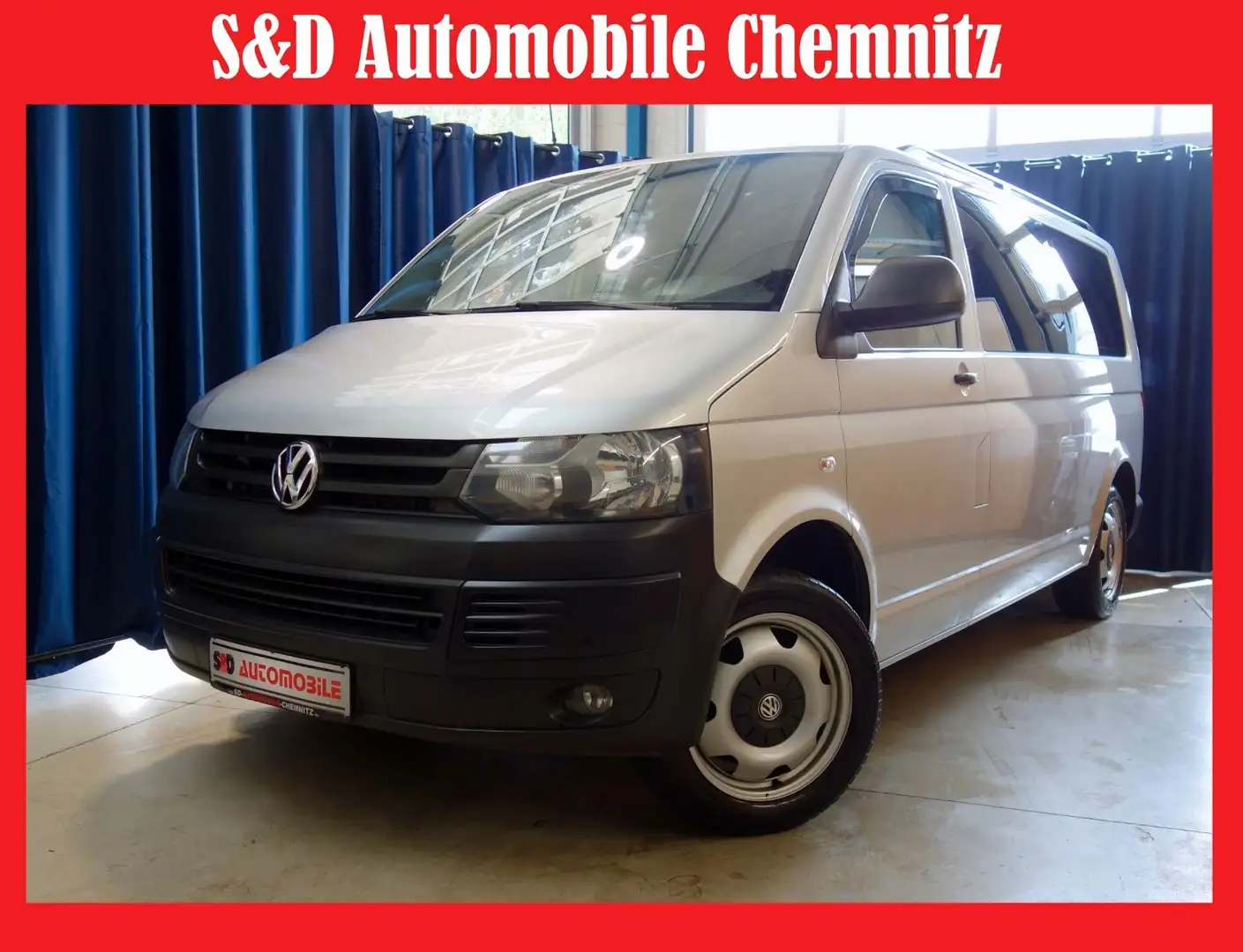 Volkswagen T5 Multivan Extra Lang "Solardach"2xBatterie" Silber - 1