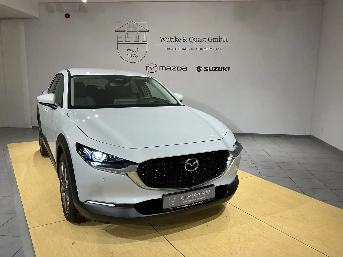 Mazda CX-30 186PS EXCLUSIVE-LINE*ACC*Bose*LenkrHZ*360* Weiß - 1