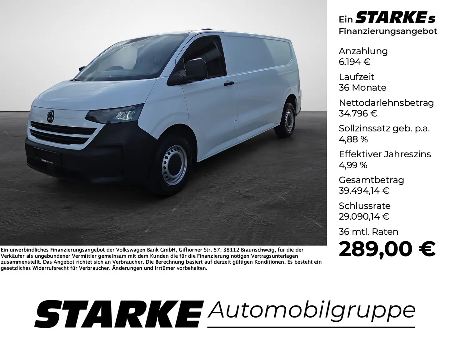 Volkswagen T7 Transporter 2.0 TDI DSG Wit - 1