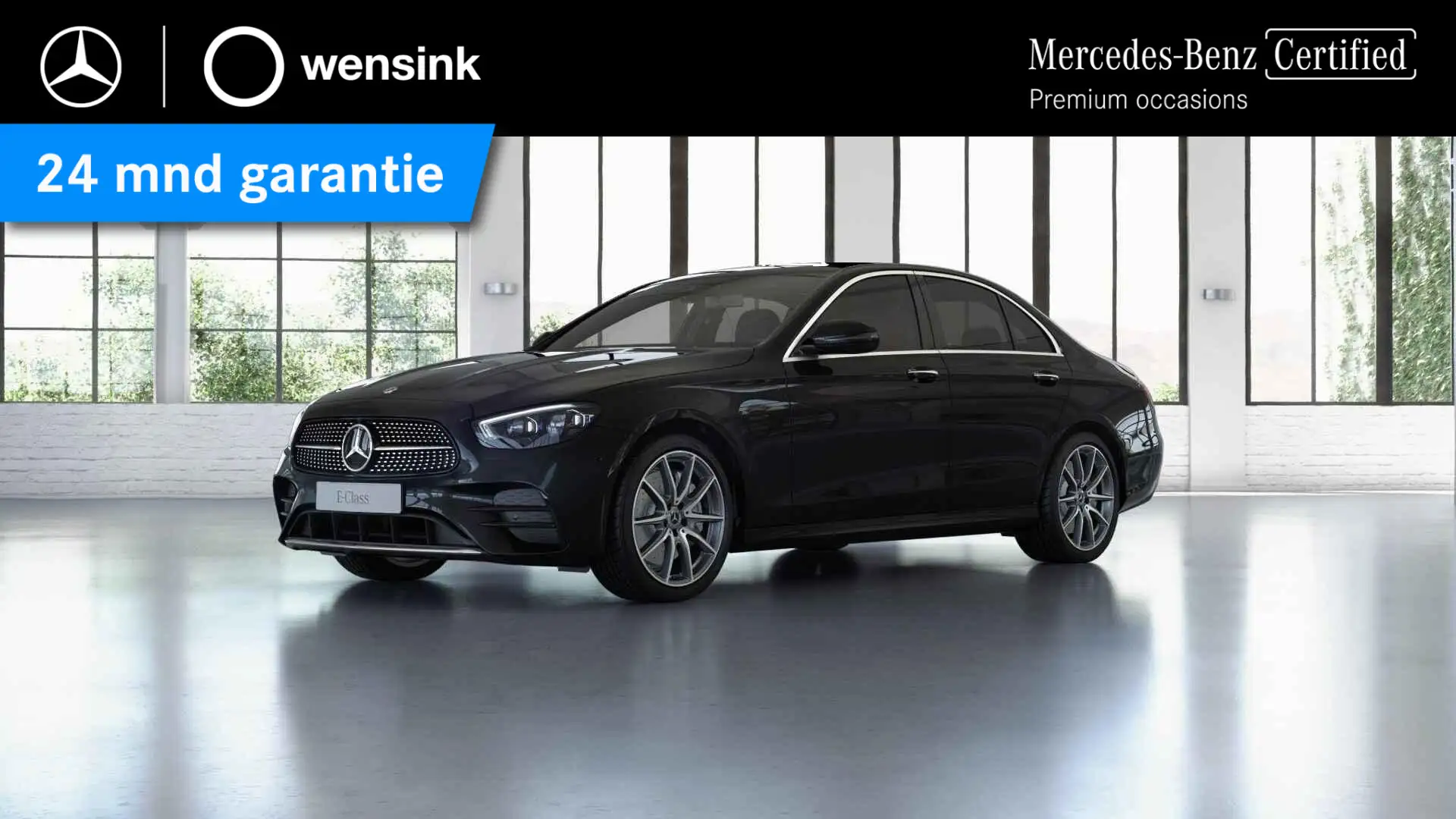 Mercedes-Benz E 450 4MATIC AMG Line | Panoramadak | Luchtvering | Trek Noir - 1