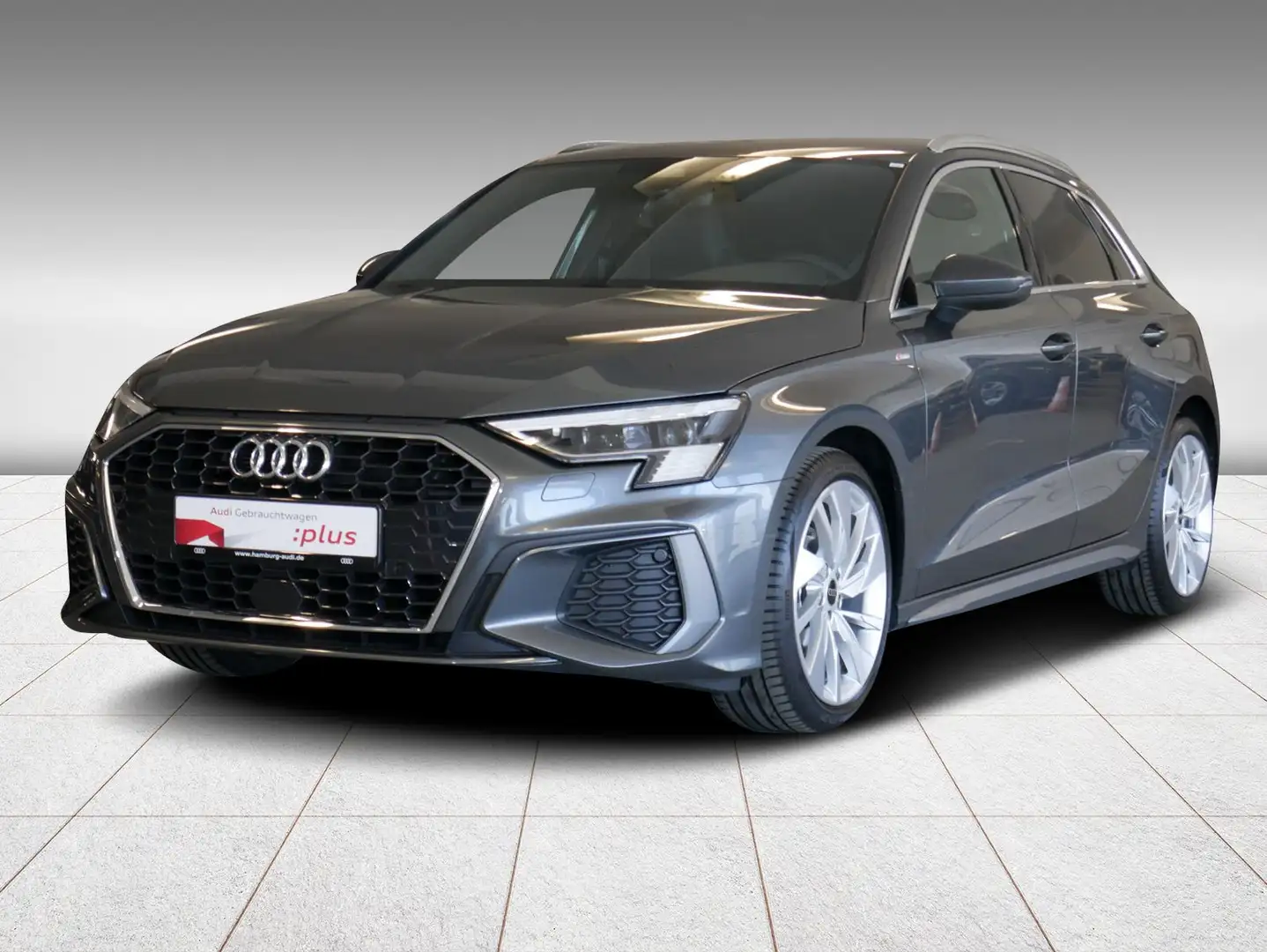 Audi A3 30 TFSI 2x S line S tronic Matrix Gris - 2