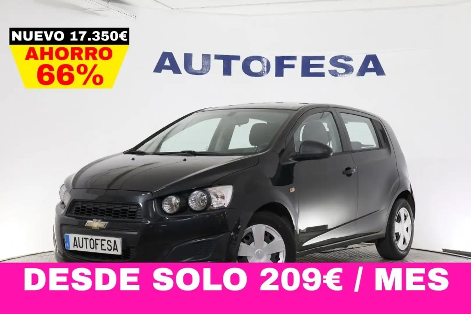 Chevrolet Aveo 1.3 VCDI 75CV LS 5P Negro - 1