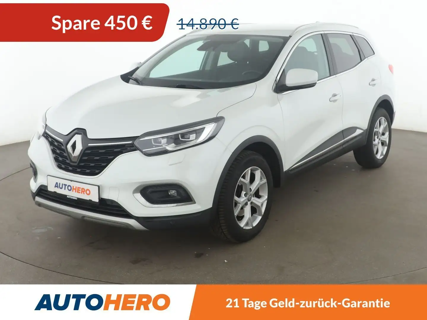 Renault Kadjar 1.3 TCe Limited*NAVI*CAM*LED*PDC*SHZ*TEMPO* Weiß - 1