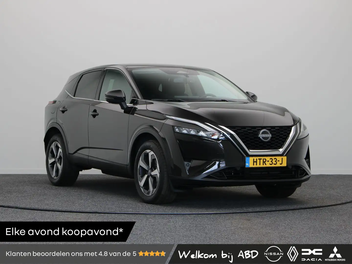 Nissan Qashqai 158pk MHEV Xtronic N-Connecta | 1800kg Trekvermoge Zwart - 1