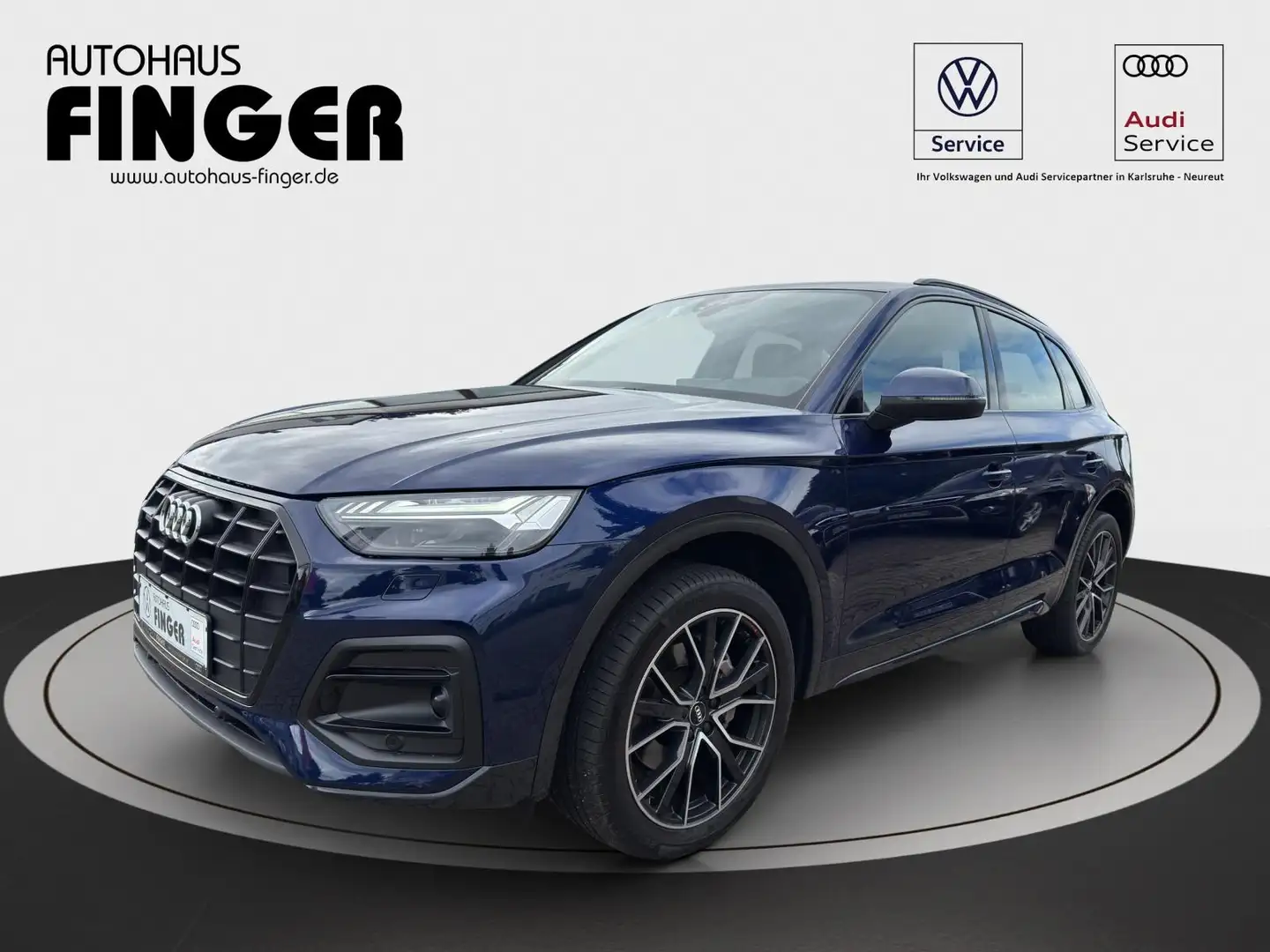 Audi Q5 40 TDI Quattro Advanced*Matrix/Navi/ACC/BLIS* Bleu - 2