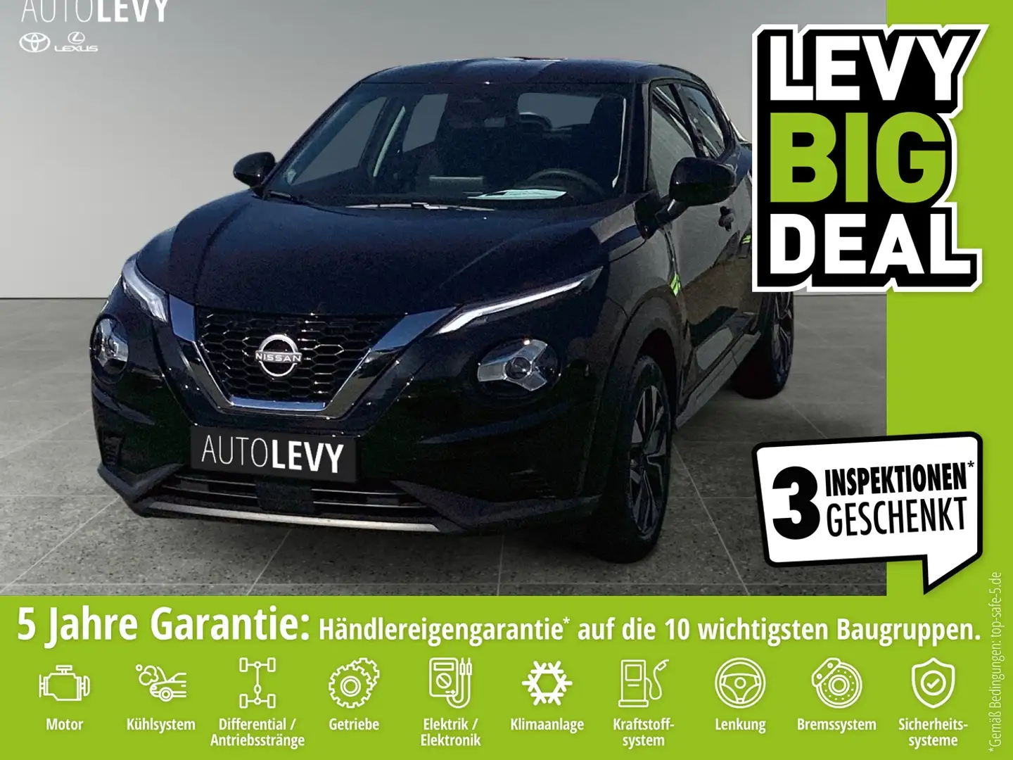 Nissan Juke 1.0 DIG-T Acenta *SHZ*LM*KLIMA*ALLWETTER* Noir - 1