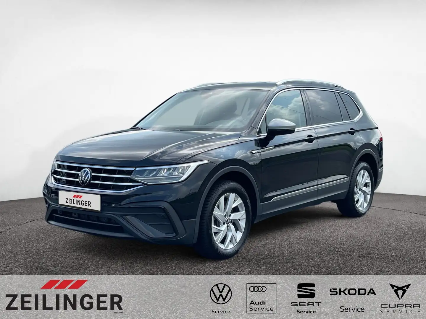 Volkswagen Tiguan Allspace Life 4Mo TDI DSG|AHK|7 S.|KAMERA Schwarz - 1