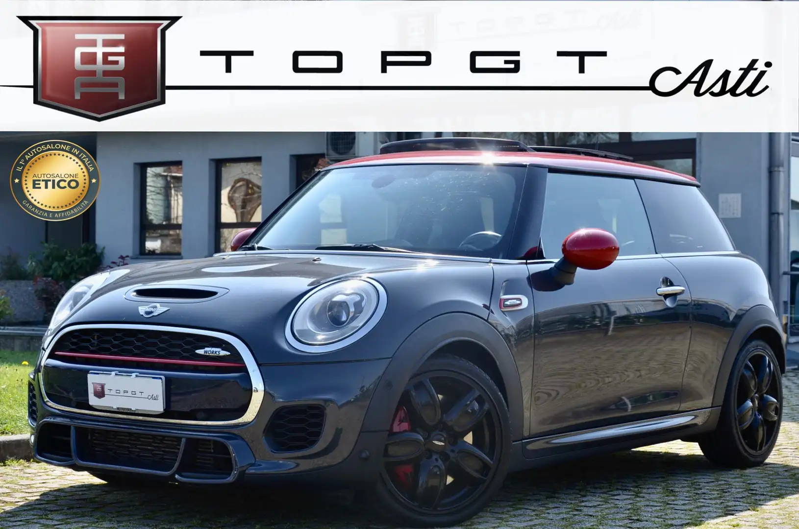 MINI John Cooper Works 2.0 3p 231cv auto TETTO , UFF ITALIANA , PERMUTE Šedá - 1